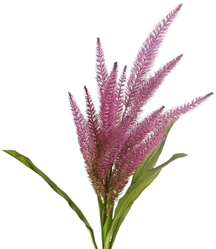 HXSCOO 12 Sets Fuchsschwänze, künstliche Pflanzen, künstliche Blumen, Tischsträuße, Fensterblumenarrangements for den Innenbereich, dekorativ