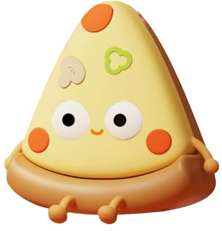 kowaku -Pizza-Lampe, Pizza-Nachtlicht, lustig, niedliches Kinderzimmer-Nachtlicht, wiederaufladbar für Kinderzimmer, Schlafzimmer