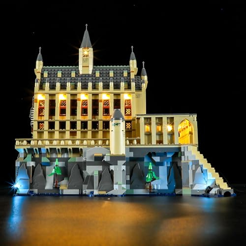 BRIKSMAX Licht für Lego-76435 Schloss Hogwarts Die Große Halle - Kompatibel mit Lego Harry Potter Bauset - Lego Set nicht enthalten