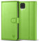 Kuafcase for Samsung Galaxy A12 5G/M12 Case with 4 Card Slots Magnetic Closure Kickstand Shockproof Protective Phone Case for Samsung Galaxy A12 - Grass Green