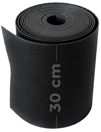 Jardiprotec Bordure, Bordure de Jardin Flexible en Plastique recyclé, 15cm | 20 cm | 30cm, Noir/Gris (Noir, 30cm x 10m)