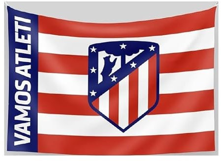 Bandera Atlético de Madrid Mediana - 150 x 90 cm - Vamos Atleti