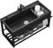 Lavello Cucina 1 Vasca con Rubinetto,Lavandino Industriale,Mobile Lavabo Bagno Sospeso,Lavatoio da Giardino,Lavandino da Esterno, Lavello Professionale per Cucina, Garage, Lavanderia, Ristorante