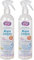 SPLASH | |Ambientador Pulverizador Hogar Tejidos | Fragancia Fresca| Ropa Limpia| Microcápsulas de Perfume |Contenido: 400 ml (Paquete de 2)