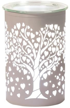 Aroma White Heart Tree Electric Wax Melt Warmer