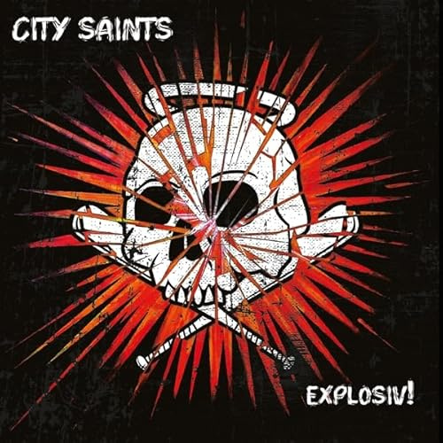 Explosiv! (Splatter Yellow With Blue & White