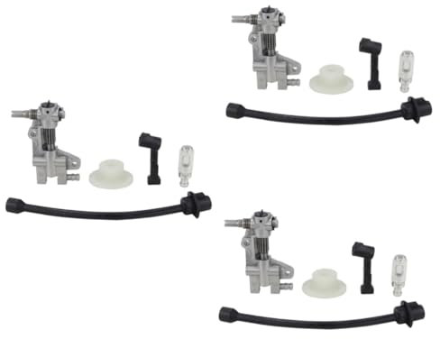 Hemobllo 3sätze Teiliges Ölpumpen-zubehör Für Benzinkettensägen Ölfilter Ölrohr Ölauslassdüse Turbine Langlebig Und Installieren