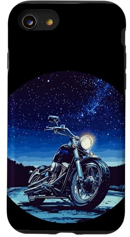 Disfraz gráfico de Moto Nocturna para Bicicletas y Motocicletas Carcasa para iPhone SE (2020) / 7/8