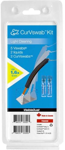 Visible Dust EZ Kit CurVswab Light Cleaning Digital Sensor Cleaning Swab Kit - 1.6x (16mm)