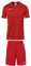 Uhlsport Kinder Score Trikot&Shorts Kit, rot/Weiß, 128