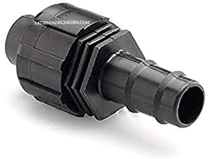 Suinga Pack 100 Uniones Cinta de Riego 16mm a Tubo Goteo | Conector para Sistema de Riego por Goteo, Conexión Rápida, Fugas Zero, negro