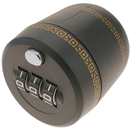 PrimeMatik - Candado tapón de Seguridad con combinación 3 dígitos para Botellas de Vino y licores