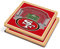 YouTheFan NFL 3D Team StadiumViews 4x4 Coasters - Set of 2, San Francisco 49ers, 4 x 4, Team Color