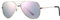 COASION Kinder Pilotenbrille mit Edelstahl Metall Gestell, verspiegelt oder getönt, Fliegerbrille, Sonnenbrille (A5 Gold Frame/Pink Mirror Lens)