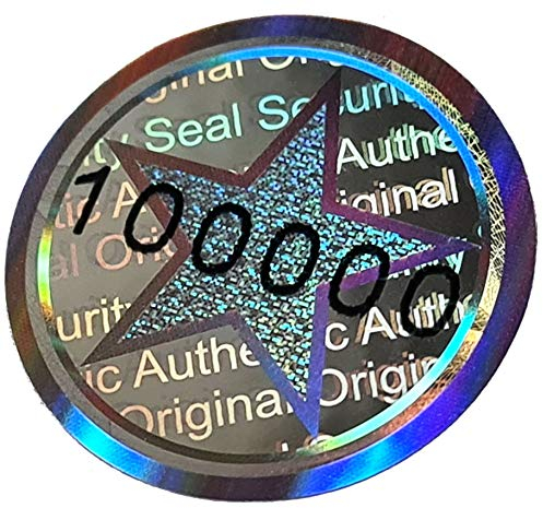 1320 Stk - 3D Hologramm-Siegel 20mm silber glänzend - Sicherheitssiegel, Qualitätssiegel, Garantiesiegel, Sicherheitsetiketten, Etikett selbstklebend, Antifake Security