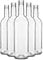 SUPERBUTELKI.PL Bottiglie di Vino vuote 750 ml, Set da 15 Pezzi, Molto Resistenti, vuote per Vino, per Diversi Tipi di Bevande, in Vetro Elegante