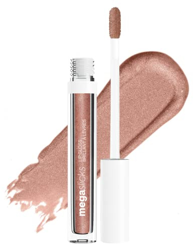 wet n wild MegaSlicks Lip Gloss, Ultra-Glossy, Vitamin-E Enriched, Ultra-Gloss High Shine Moisturizing, Cruelty-Free & Vegan - Bronzed Berry