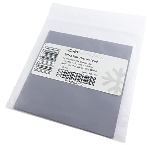 EC360® PLATINUM SOFT 16,6W/mK Wärmeleitpad (100 x 100 x 1,5 mm, Soft)