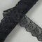 10 Yard Bestickte Spitzenbordüre Spitzenbesatz Stoff Spitzenband,Geschenkband Spitze Band Meterware,Spitzenborte Zum DIY Basteln Nähen Weihnachten Hochzeit Party Deko Blumen Geschenkverpackung,Schwarz