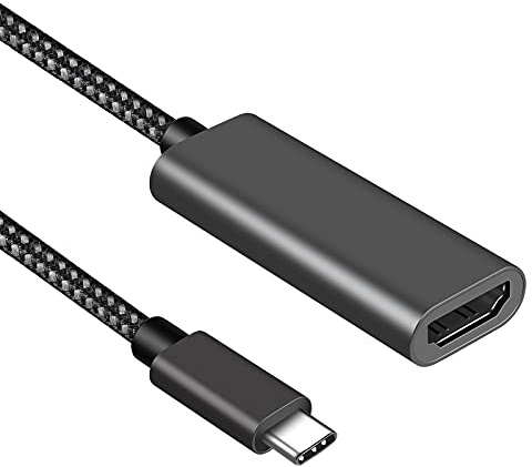 Eono USB C auf HDMI Adapter, 4K 60Hz Thunderbolt 3 auf HDMI Adapter Kompatibel mit MacBook Pro/Air, iPad mini 6, iPad Pro, Surface Pro, Galaxy