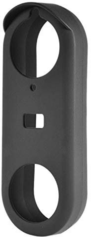 Smallterm Silicone Case Designed for Hello Doorbell Cover (Black) - Full Protection Night Vision Compatible
