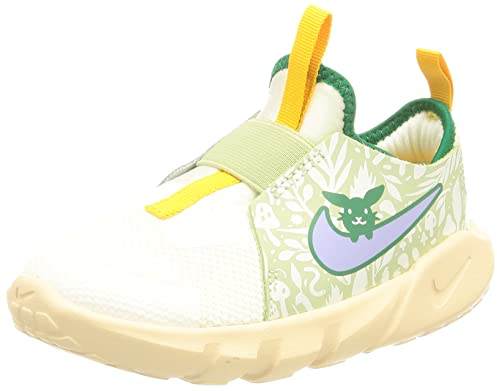 Nike Flex Runner 2 Lil Sneaker, Summit White/Light Thistle-Honeydew, 21 EU