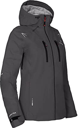 Bergson LEKNES Thermo | Damen Regenjacke - Moderne Damen Thermo-Regenjacke mit Supra-Tex 20.000 Membran, Normalgrößen, 100% wasserdicht (20.000 mm Wassersäule) & Winddicht, verschweißte Nähte, höchst