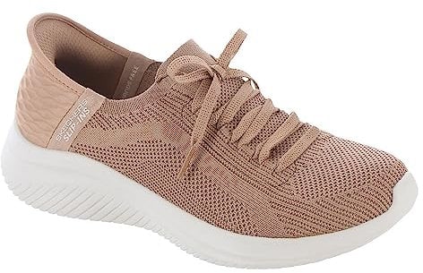 Skechers Damen Ultra Flex 3.0 Brilliant Path Sneaker, Tan, 36.5 EU
