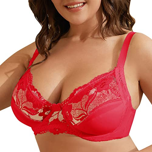 Non Wired Bralettes Women 40h Bras Women UK 2023 34a Padded Bras Women Front Fastening Lace Bra Bra Knickers Sets Women Womens Comfort Bra Plus Size Bras for Women Non Wired