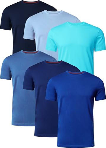 FULL TIME SPORTS Mens T-Shirt Pack FTS-634-BLUES-1-L