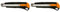 Fiskars Cutter 18 mm à rail métallique, Orange/Noir, 1003749 (Lot de 2)