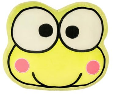 Franco Hello Kitty & Friends Bedding Superweiches Plüsch-Dekokissen, Standard, Keroppi