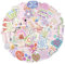 Vicloon 100PCS Pink Motivational Stickers, Waterproof Motivational Stickers for Adults Children, Vinyl Waterproof Stickers for Computer Phone Hard Hat Car Stickers and Decals Inspirational Stickers