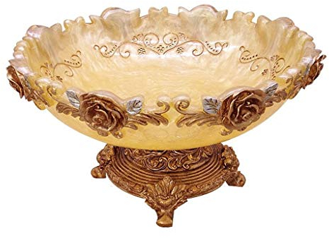 YOtat Piatto da Frutta in Resina personalità Creativa Vaso da Frutta dai Colori Squisiti Casa con Grande Decorazione