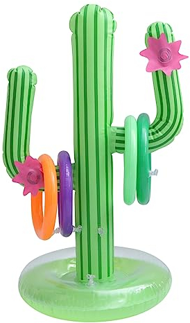 SEWOART 1satz PVC Aufblasbarer Kaktus Deko Inflatable Cactus Mit Ringen Für Pool Und Strandpartys Langlebig Und Leicht Zu Verstauen Für Garten-Events Und Feiern