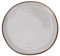 Villa d'Este Home Tivoli The Market G - Juego de 6 platos de postre de gres, color marfil con borde marrón