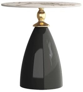 Couchtisch Beistelltisch aus palettiertem Metall, runder Beistelltisch, kleiner dekorativer Klapptisch for Sofa, runder Beistelltisch aus Paletten, Beistelltisch for Sofa, Snacktisch for Wohnzimmer un