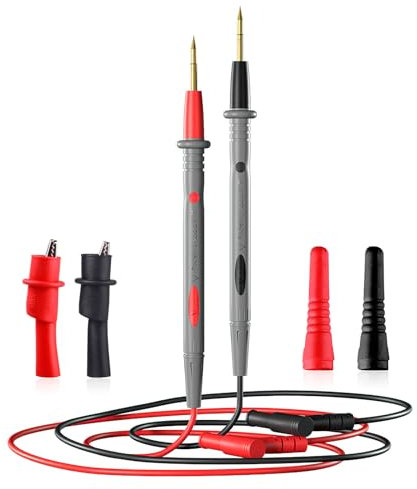 Cavi di Test per Multimetro Digitale Universale, 1000V 10A, Pinze Alligatore, Punta Dell'Ago Apparecchio Sonda Per Cavi Cavo Per Penna Clip per Uso Industriale, Commerciale e Domestico