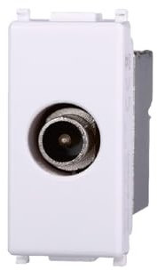 IXTRIMA Presa Tv diretta connettore maschio compatibile plana colore bianco EV2250