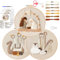 QUANMAITONG Sticken Set Erwachsene，Stickset Weihnachten für Anfänger Embroidery Kit Stickerei, Stick And Poke Stickbilder Stickrahmen DIY, Kreuzstich Weihnachten Deko (Jesus Set)