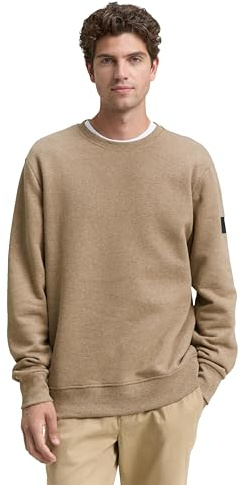 TOM TAILOR Herren 1047803 Sweatshirt in Melange-Optik (1er Pack)