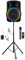 Fenton FT12LED MK2 12-Inch Portable PA System - Battery Powered 700W Speaker with Bluetooth, Wireless Handheld & Headset Microphones and Adjustable Stand for Fitness & Live Performance
