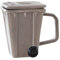 MERIGLARE Coffee Cup Utility Mug Bar Tool Water Container Creative Bin Mug for Iced Beverages Juice, Coffee