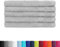 BaSaTex Frottee Gästetücher 30x50 cm im 5er Pack - Gästehandtuch 100% Baumwolle Made in Green - Farbe: Silber Grau
