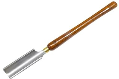 HSS Wood Turning Tools Lathe Spindle Roughing Bowl Gouge Woodworking Woodturning Chisels with Walnut Handle(2in Roughing Gouge)