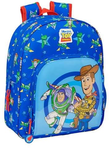 TOY STORY GOOD VIBES Kinderrucksack, ideal für Kinder verschiedener Altersgruppen, bequem und vielseitig, Qualität und Widerstandsfähigkeit, 28 x 10 x 34 cm