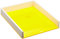 Leitz Briefkorb A4, 4er Pack, Zweifarbiges Design, Weiß/Gelb, Duo Colour, WOW, 53611016