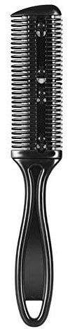 1 Pc Professional Trimmer Razor DIY Hair Comb Dual Side Scissors Barber Hair Razor Comb Scissor Tools Bangs Brush Hairdressing Hair Shaving Cutting Thinning Beauty Styling