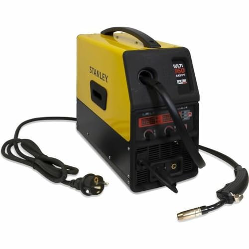 Stanley - Saldatrice 3 in 1, VIP Multi 160, 160 A max., colore: giallo, Codice dell’Articolo: 460276