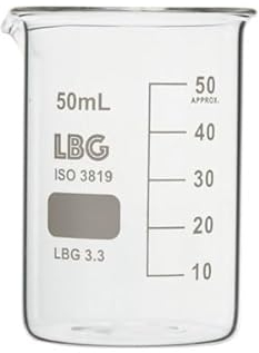 Vaso de precipitados vidrio borosilicato LBG 3.3 (50ml, 1)